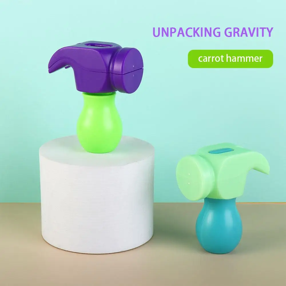 

Gravity Gravity Hammer Toy Creative Fidgets Carrot Radish Hammer Model 3D Printing Mini Model 3D Printing Carrot Hammer Girls