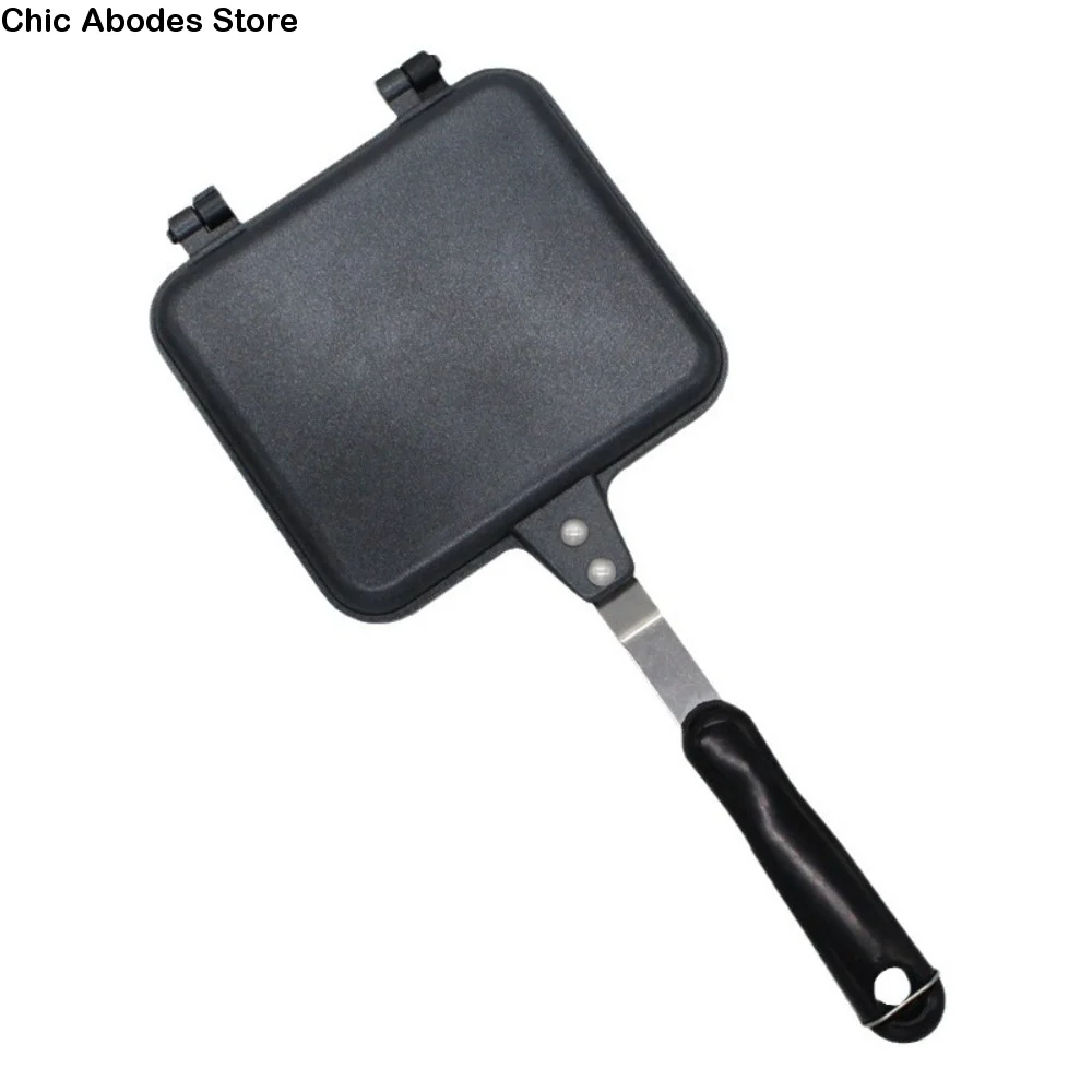 

Прочный антипригарный сэндвичница-тостер с двусторонним покрытием из алюминиевого сплава, съемная сковорода для омлетов, для фуд-столов