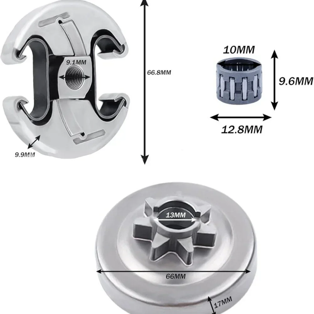 

Комплект подшипников сцепления 325 7T для бензопилы 455 460 Rancher Jonsered CS2255, замена 537291702, аксессуары для садового инструмента