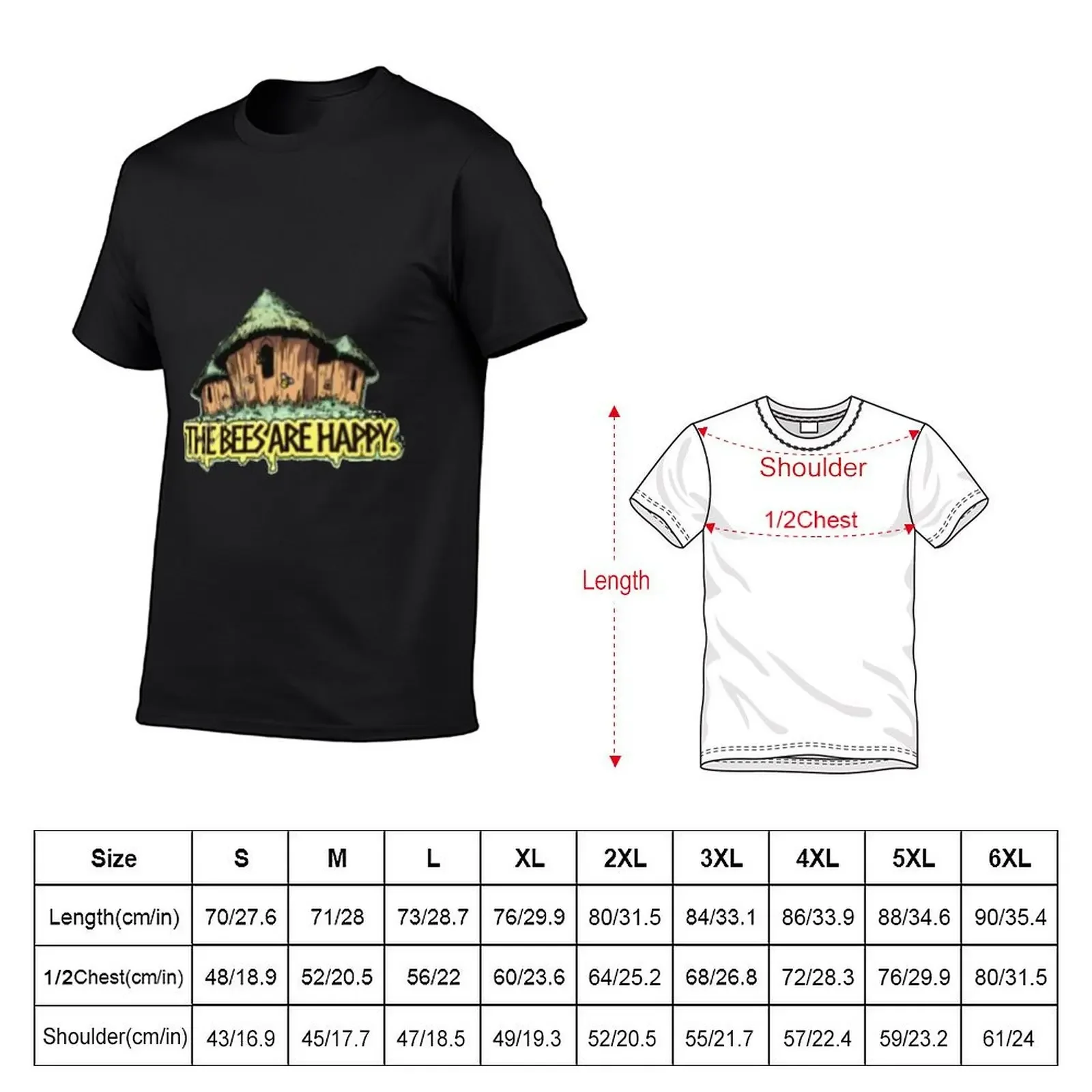 Valheim Store The Bees Are Happy 후드 티셔츠, 빠른 건조 애니메이션 티셔츠, 남성 그래픽 티셔츠