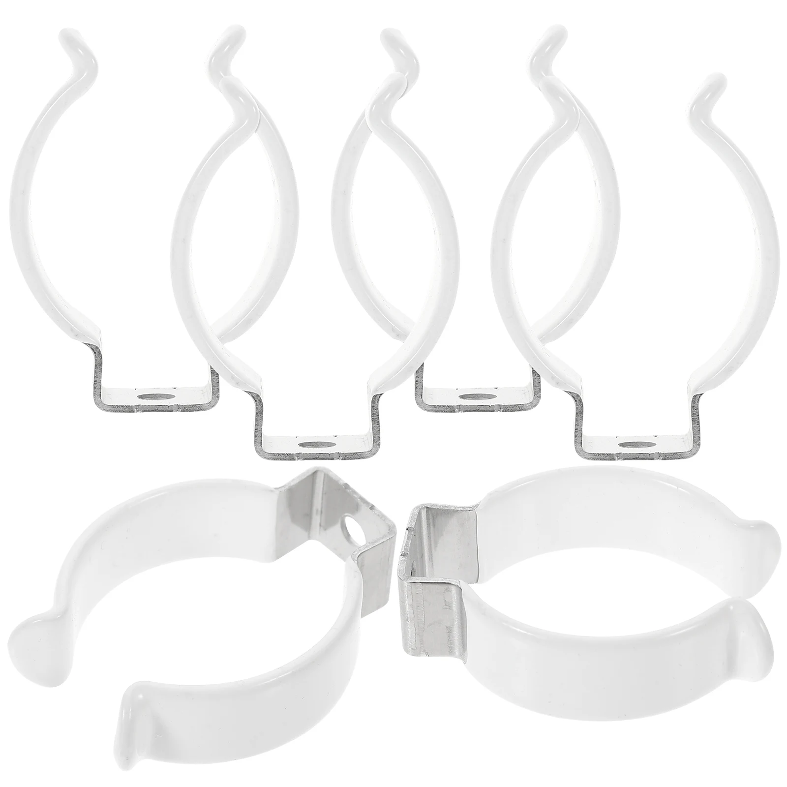 

6pcs LED Tube Protection Buckle Mounting Clips Stainless Steel Plastic Lamp Holder Fluorescent Light Holder Bracket