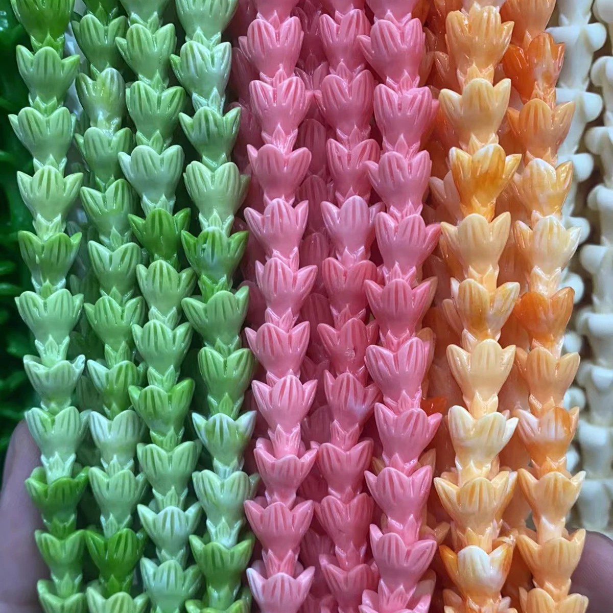 40cm Natural Freshwater Bead Large Petals Pressed Conch Shell Flower Open Center Jewelry Making DIY Necklace Bracelet  Accessory