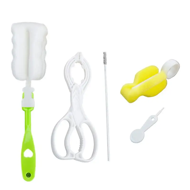

Baby Bottle Brush Set With Infant Nipple Straw Brush For Bottles Cups Vacuum Flask