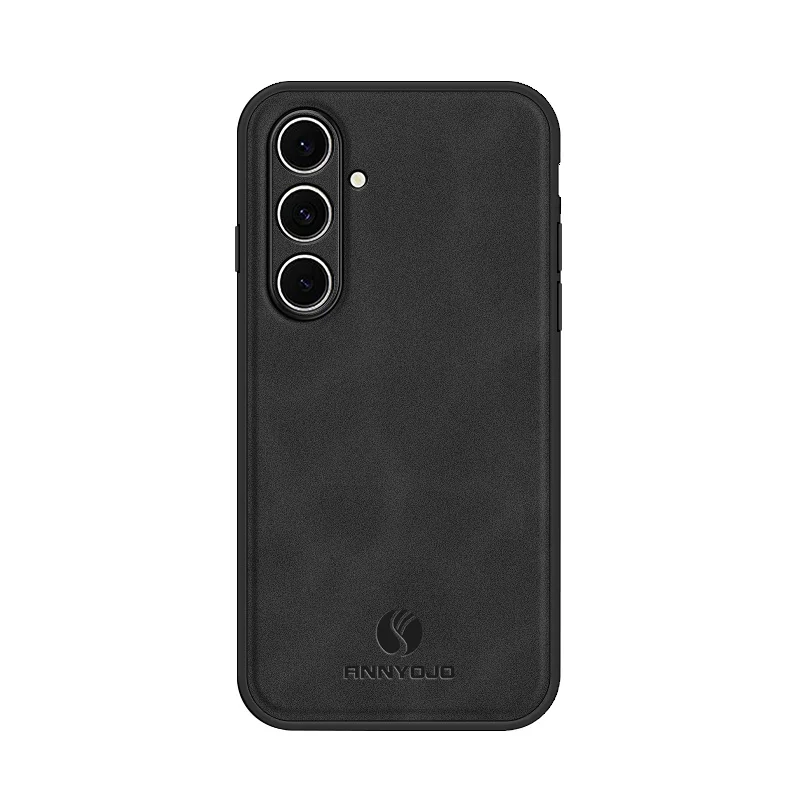 For Samsung Galaxy S24 FE Case Built-in Magnet Plate PU Leather Skin Shockproof Back Cover Hard Case for Samsung S24 FE S24FE 5G