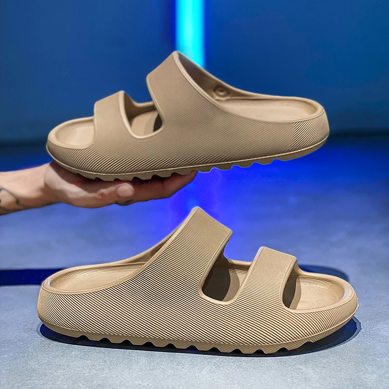 Liefhebbers Slippers Zomer Dikke Zool Casual Schoenen Kwaliteit Open Teen Antislip Strand Slippers Mode Outdoor Slippers Designer Schoenen