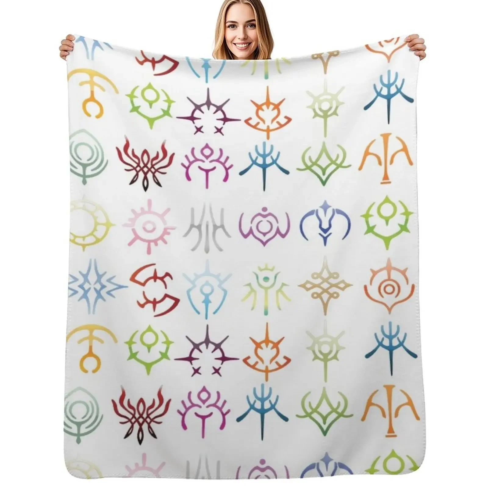 

The crests - colored version Throw Blanket Bed Thin Loose Blanket