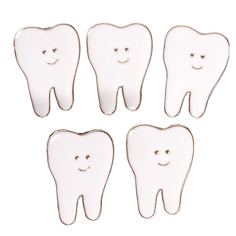1pc Tooth Decay Fun Brooch, Tooth Shape Jewelry Brooch, Dental Culture Jewelry, Cute Decoration Dating Brooch