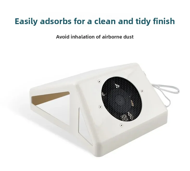 80W Nail Dust Collector Nail Dust Remover Professional Manicure Grinding Vacuum Cleaner Tools