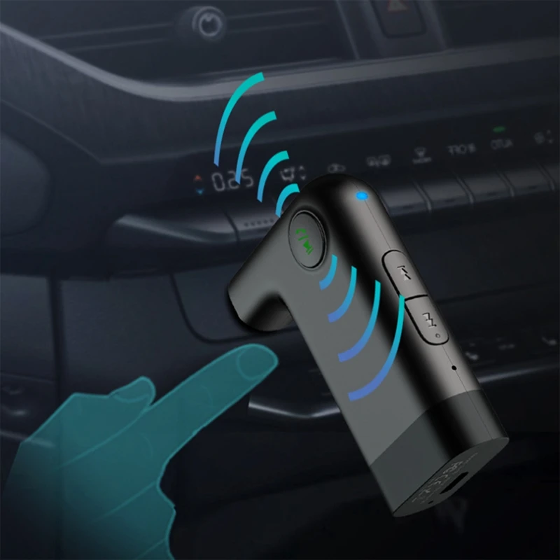 車のmp3 Bluetoothプレーヤー、オーディオレシーバー5.0、フェイクアダプター、ロスレスミュージック