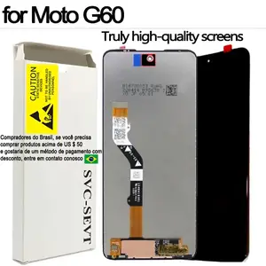 Bilashmart Original 6.8 120Hz Replacement Motorola G60 LCD Display Touch Screen Digitizer Assembly