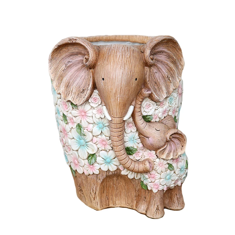 

Garden elephant decoration ornament villa garden yard entrance balcony layout outdoor landscaping creative flower pot