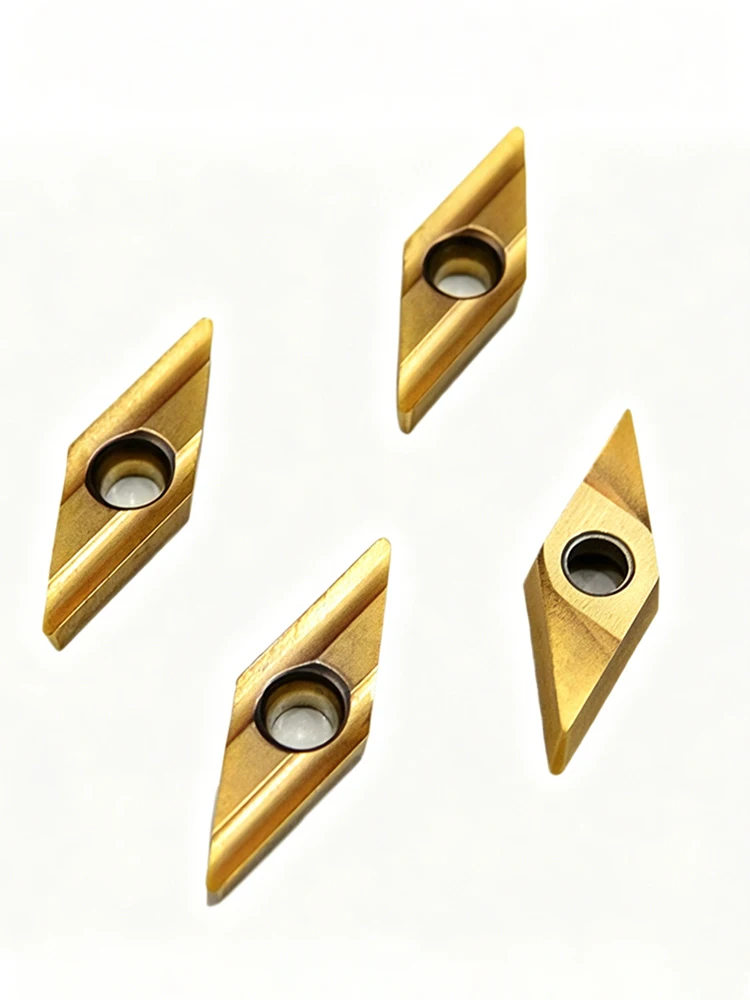 Feinbearbeitungs-CNC-Hartmetall-Diamant-Einsatz VBGT110304R-Y Außendreh-Einsatz für die Bearbeitung von Stahlteilen – Detail 5