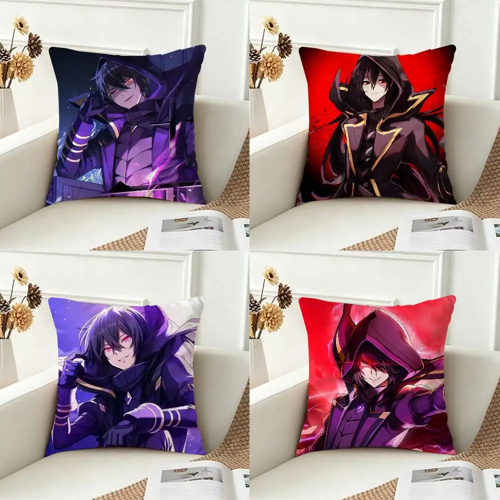 The E-Eminence in Shadow  Double-sided Printed Square Decorative Cushion Cover for Sofa Living Room Home Decor