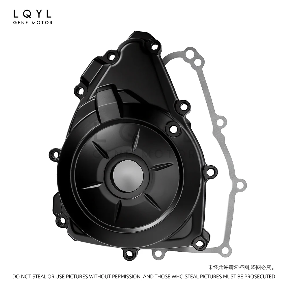Motorcycle Left Side Stator Magneto Cover Fit For Yamaha YZF R3 2015-2024 MT-03 2016 2017 2018 2019 2020-2024