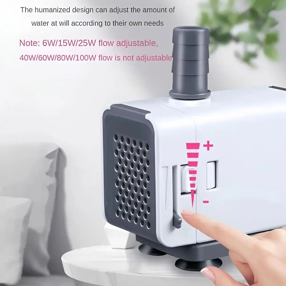 

Durable Mini Fish tank filter Silent Ultra-quiet Fish water pump Built-in Circulating Clean water cycle for Home