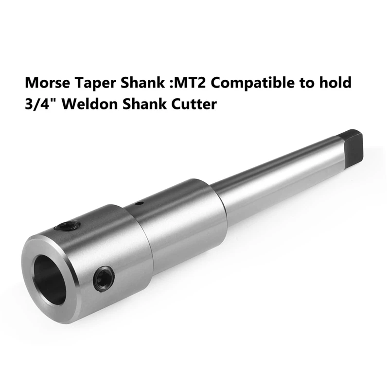 Industrial Tools Annular Cutter Arbor With Morse Taper MT2 For 3/4 Inch Extension On Drill Press