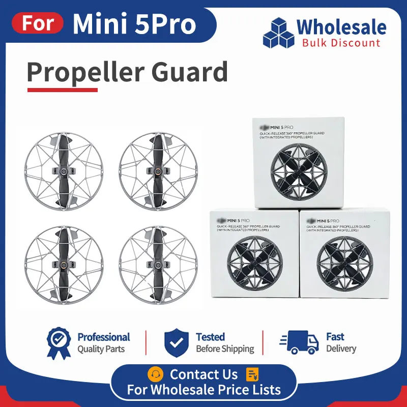 SNQP For DJI Mini 5 Pro Full Surround Propeller Guard Protective Cover Anti-Collision Blade Protection Replacement Accessories