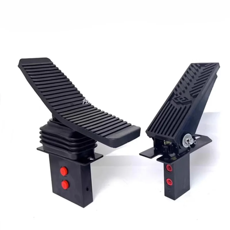 Assembly single and two-way gun head hydraulic foot pedal