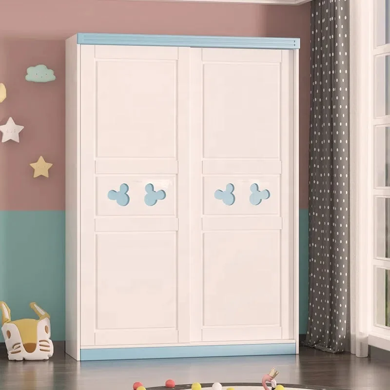 Armario Moderno Rosa Barato al por Mayor para Niñas, Organizador de Ropa, Mueble Pequeño para Dormitorio Infantil, 1 Pieza, Hecho en China