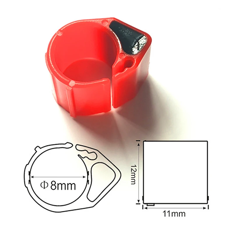 5 قطعة/الوحدة 134.2 كيلو هرتز EM4305 رقاقة تتفاعل حلقات الحمام RF حمامة الساق حلقة العصابات لتتبع إدارة الحيوانات