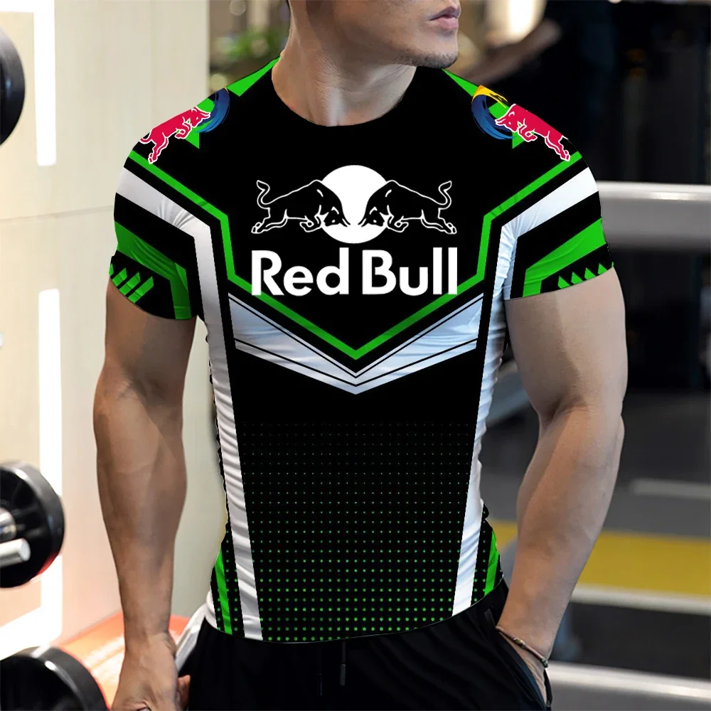 

2025, Latest Red Bull Men's T-shirt, Fashion Racing T-shirt, Red Bull Men's 3D Printed T-shirt, Urban Fashion, Red Bull Clothing
