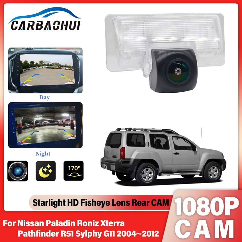 Car Backup Rear View Camera Parking Night Vision Waterproof For Nissan Paladin Roniz Xterra Pathfinder R51 Sylphy G11 2004~2012