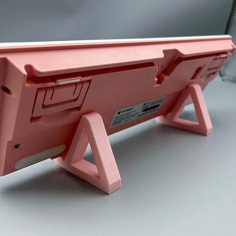 【Y】3D Printing Portable Keyboard Elevated Stand Raised Keyboard Angle Accessories Computer Keyboard Riser Plastic Monitor Holder