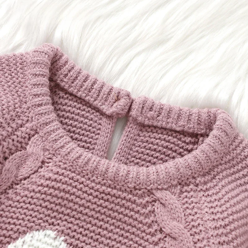 Boy Girl Long Sleeve Jumpsuits 0-18m Autumn Infant Kids Playsuits Clothes Baby Rompers Spring Crew Neck Long Sleeve Knit Newborn