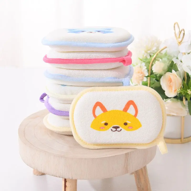 

Cartoon Baby Bath Sponge Kids Children Toddlers Newborns Adults Cleaning Brush Towel Soft Inirritative Bath Foam Shower Sponge