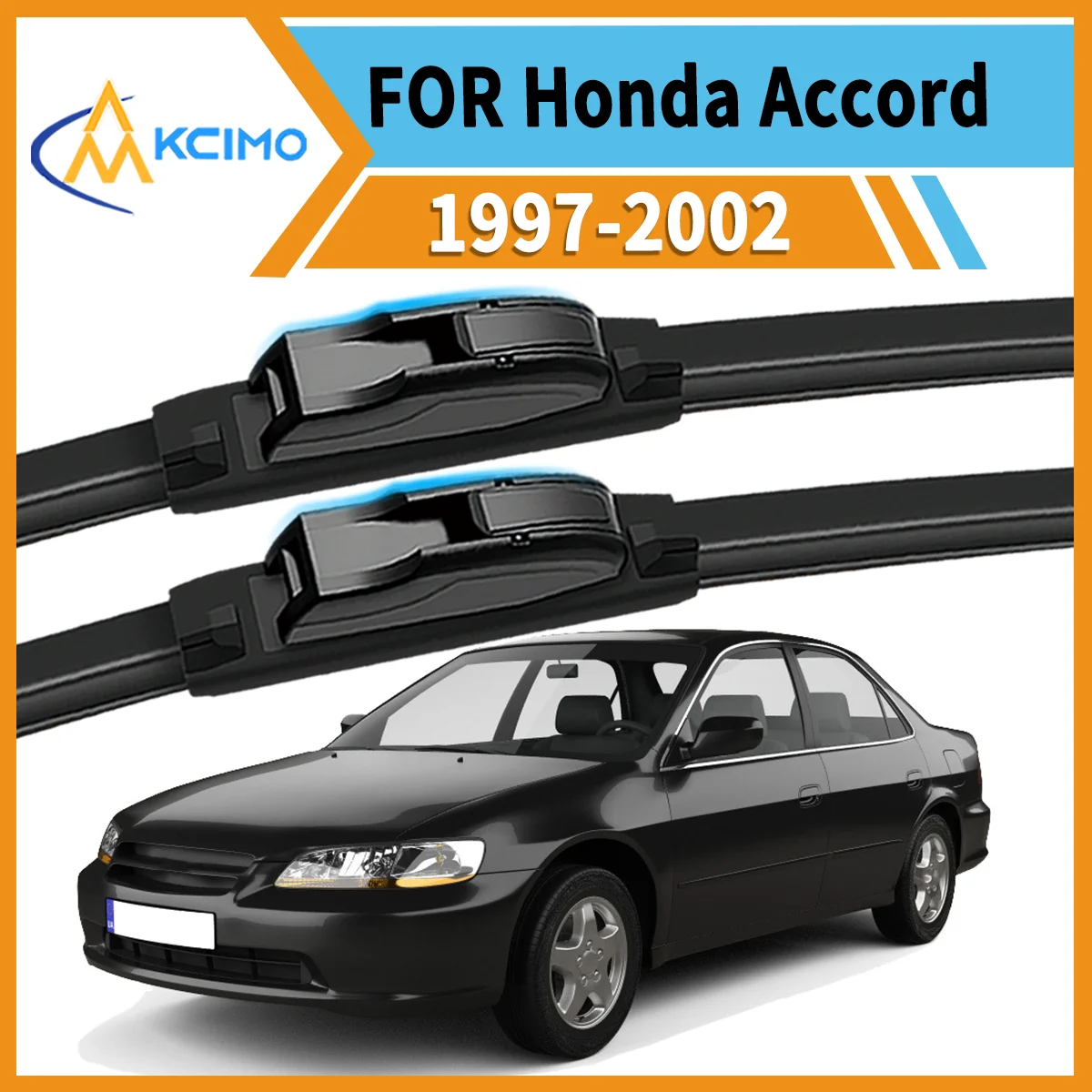 

Front Wiper Blade Set(Pair) For Honda Accord CF3/4/5 CL2/3 1997-2002 Windshield Wipers Long-Lasting Easy Install