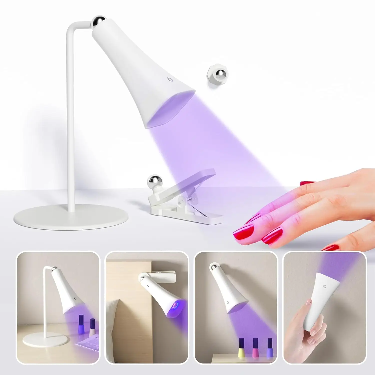 Mini UV Nail Dryer Gel Nail Polish USB Uv Light Lamp With Display Portable Power Uv Led Lamps Mini Handheld Lamp Nail Tools Art