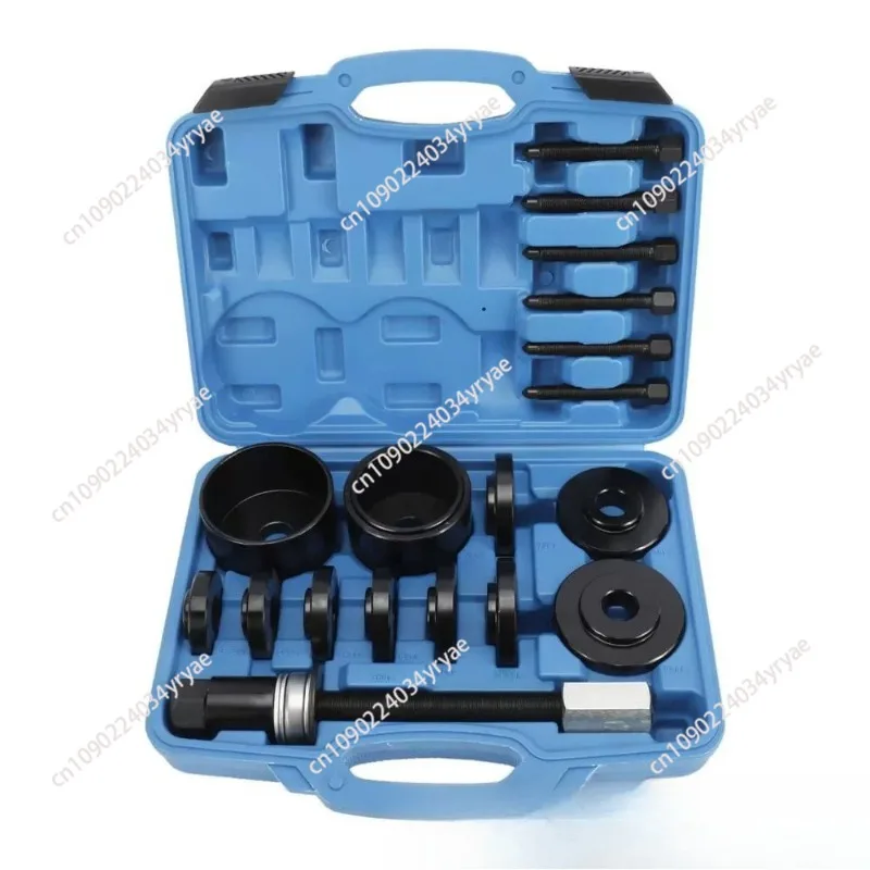 19Pcs Brg Puller Press Car Wheel Bearing Tool Kit, Front Hub Bearing Remover Installer Set