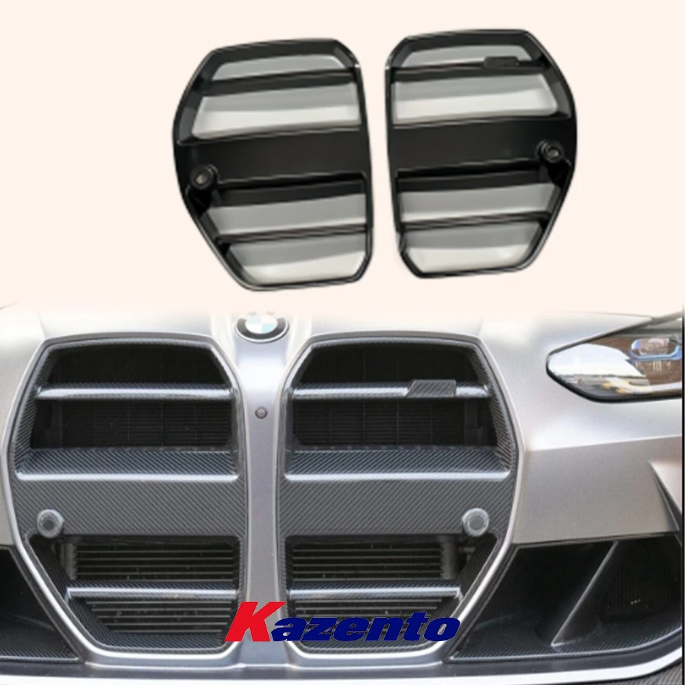 

Для BMW G80 M3 G82 G83 M4 ST Style 20-22: Передняя решетка бампера из сухого карбона