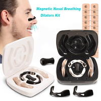 Magnetic Nasal Breathing Dilators Kit Nasal Dilator Boost Oxygen Intake Breathing Nose Strips Breathing Nose Clip Nasal Strips