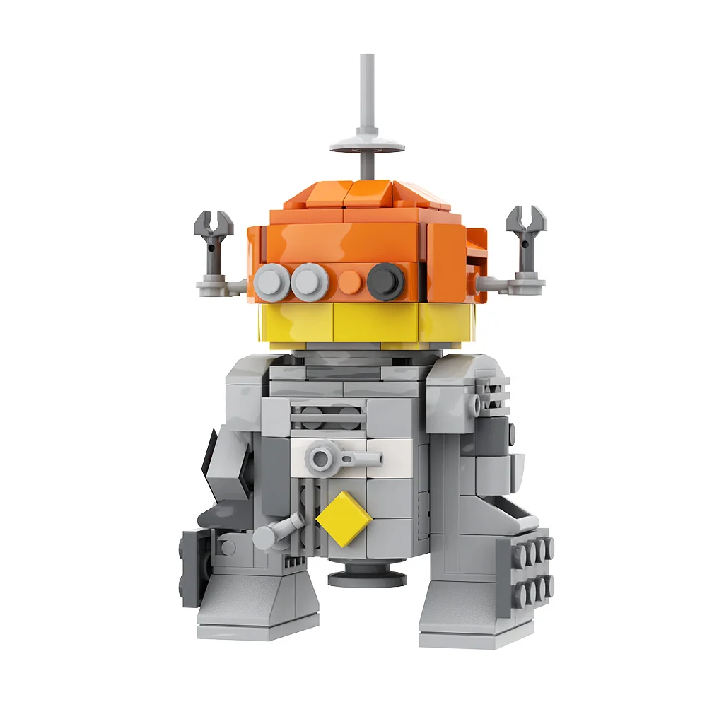 Gobricks MOC 映画 Starwared チョッパー Astromech C1-10P メカロボットビルディングブロック DIY モデル子供レンガのおもちゃ誕生日ギフト