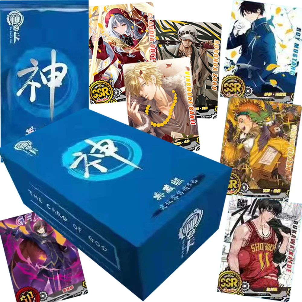 

The Card of God Collection Cards Fans' Favorite Anime Game Charming Characters Personality Flash Cards Creative Peripheral Gifts