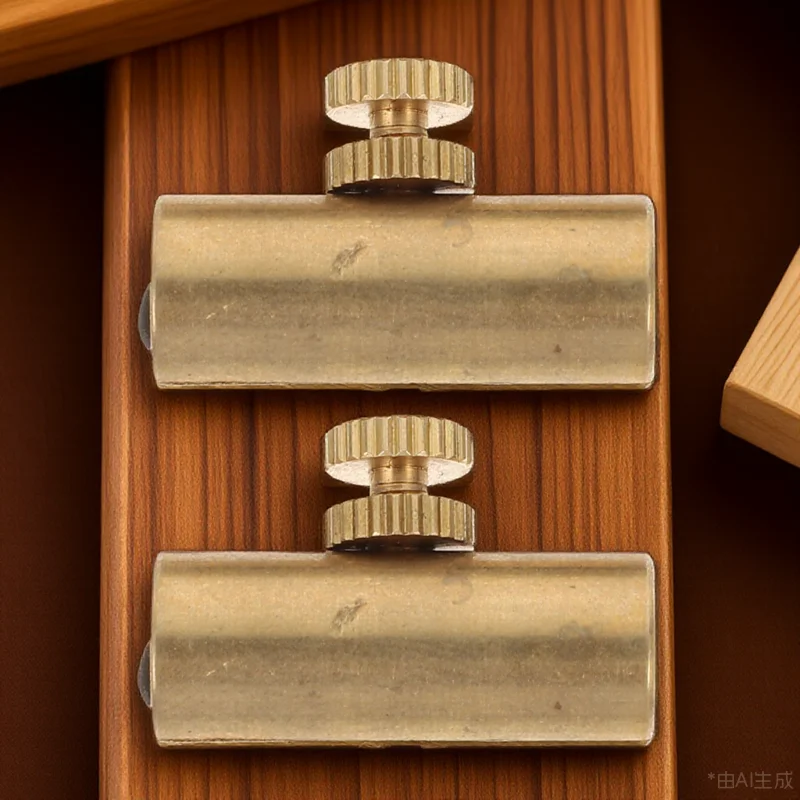 

2pcs Cello Wolf Tone Mute Premium Copper Adjustable Accessories Durable Sturdy Smooth Surface Convenient Carry Storage Gift