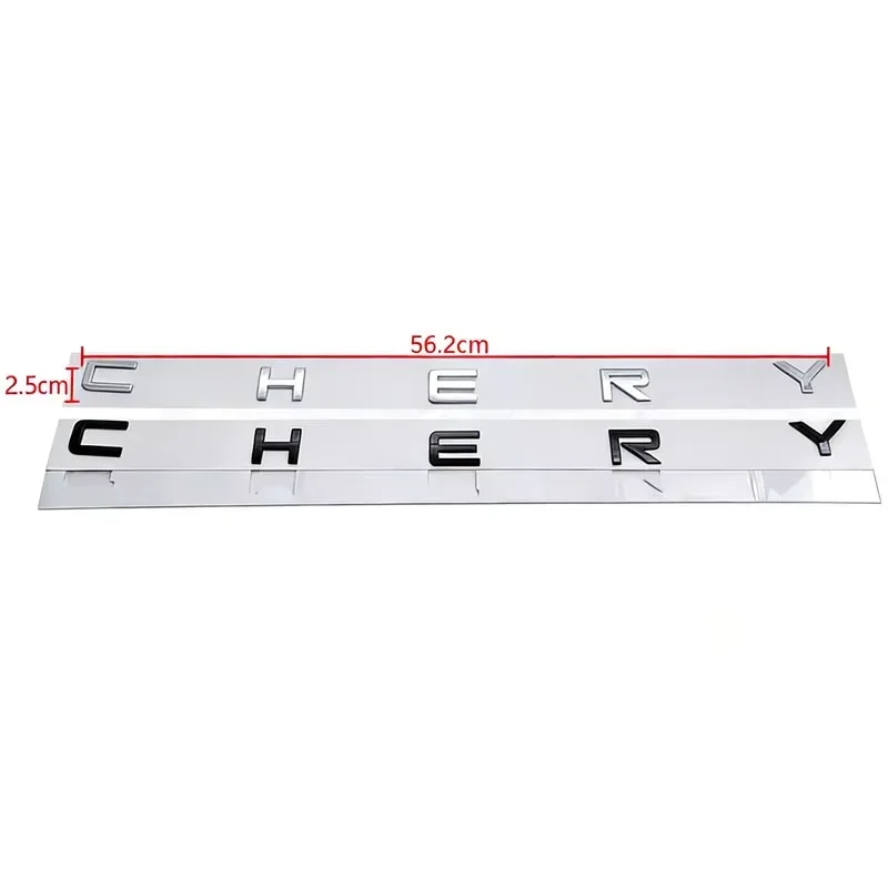 CHERY Trunk Mark Car Stickers For CHERY Series English Alphabet Sign Rear Tail Labels Car Boot Emblem Refit Car Accessories