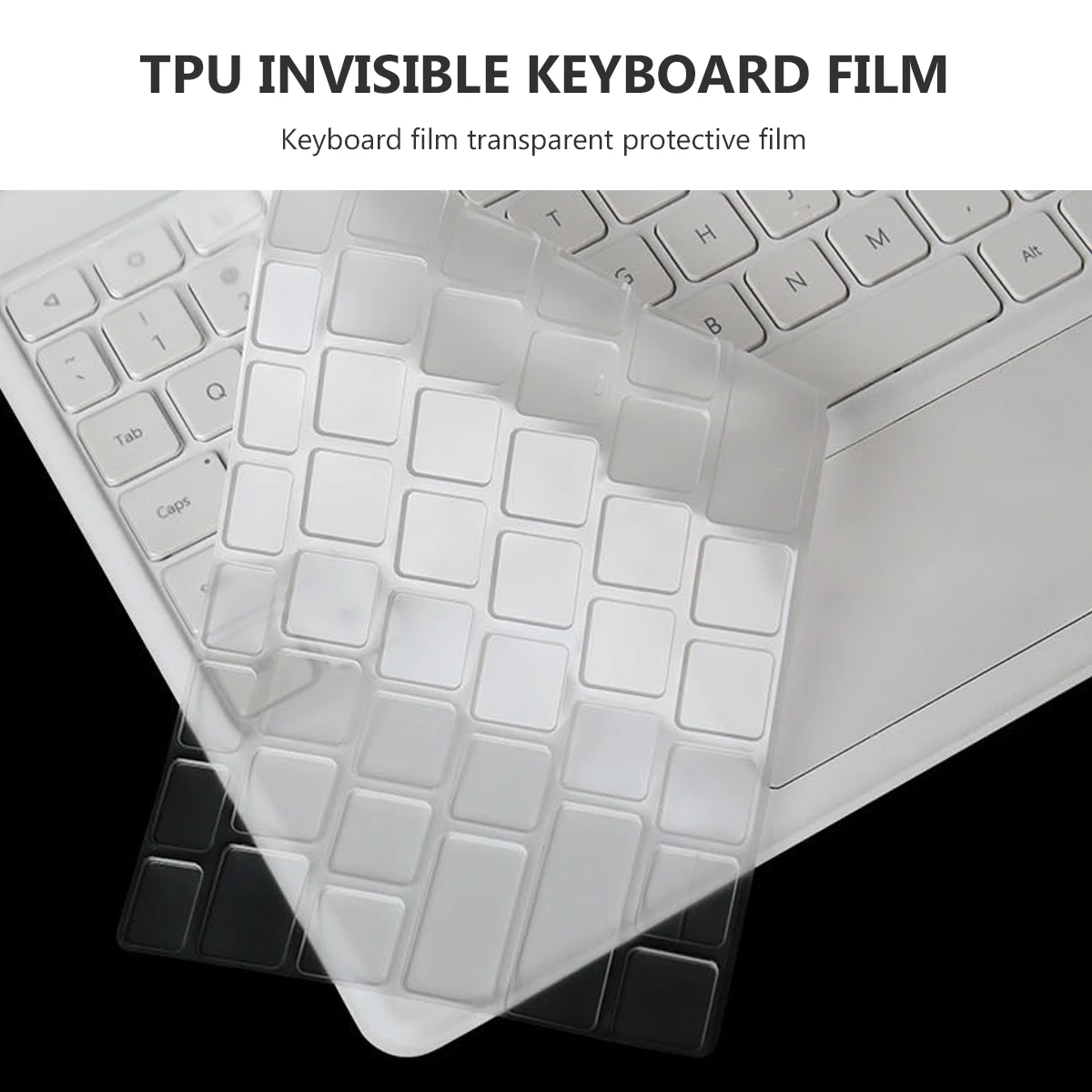 

5Pcs Keyboard Protective Cover Transparent Tpu Dustproof for Laptop 13 15 Inch Spill Proof Easy Clean Keyboard Film