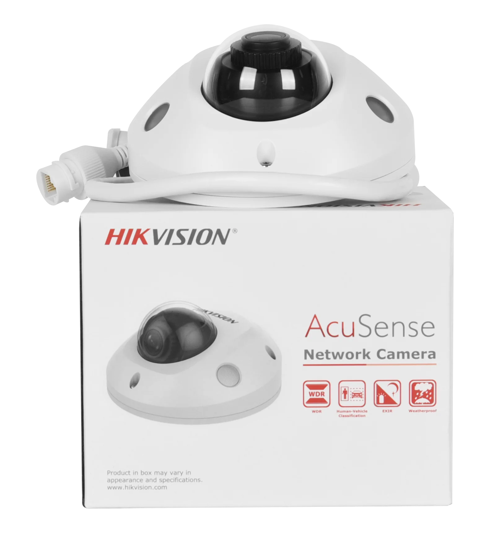 Imagem -05 - Hikvision-câmera de Vigilância por Vídeo ip Original 4mp Ds2cd2543g2-is Acusense Microfone Embutido Poe ir Rede Segurança Cctv Ip66