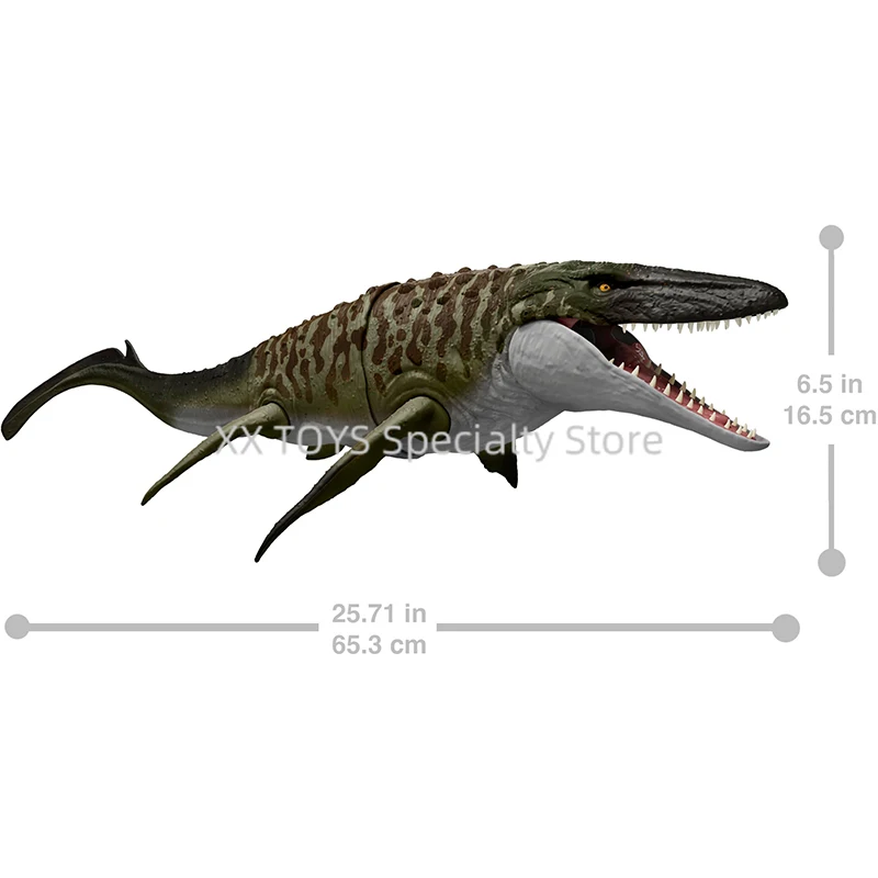 Jurassic World Rinascita Mosasaurus Distortus Rex Tyrannosaurus Rex Dinosauro Action Figure con luce e suono Regali di compleanno per ragazzi