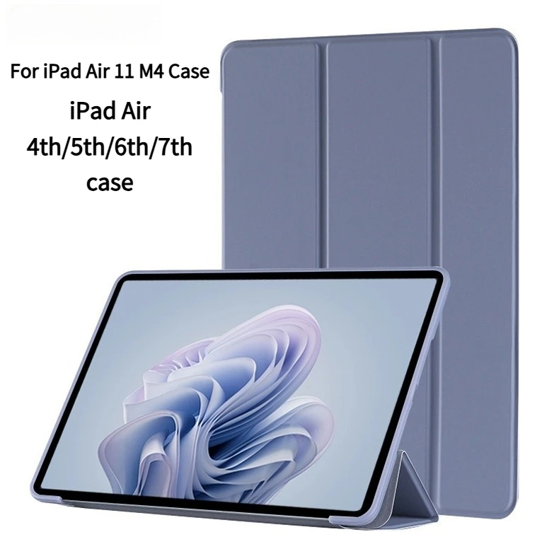 

Новый чехол для iPad Air 11 (M4, M3, M2) 11 дюймов, Air 5-го и 4-го поколения, 10.9'' из жидкого силикона TPU с функцией автоматического пробуждения/сна (модель 2026 года)