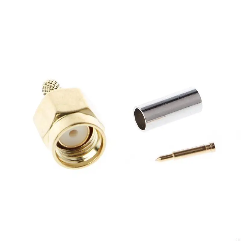 H7JF 10 PCS SMA мужской штепсельный штекер Crufp RG174 RG316 LMR100 Кабель RF -разъем