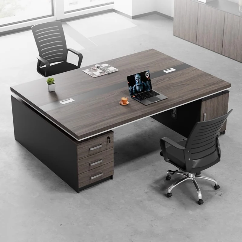 مكتب مكتب خشبي عالمي جمالي عتيق مقاس كبير مكتب داخلي موضة Escritorio Oficina Lounge Suite الأثاث