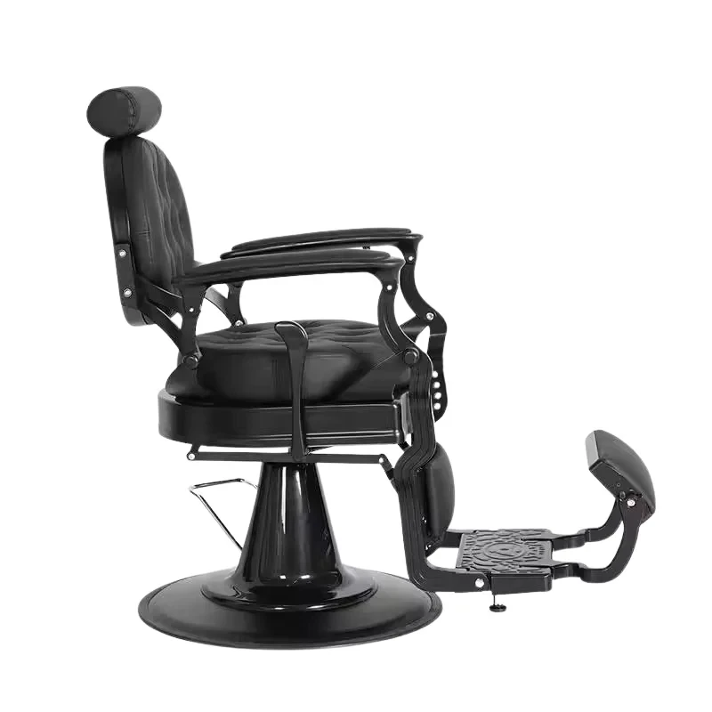 Silla de barbero ajustable para hombres, sillón reclinable Con champú, Estilismo, lavado de tatuajes, Banco de salón, accesorios de barbería