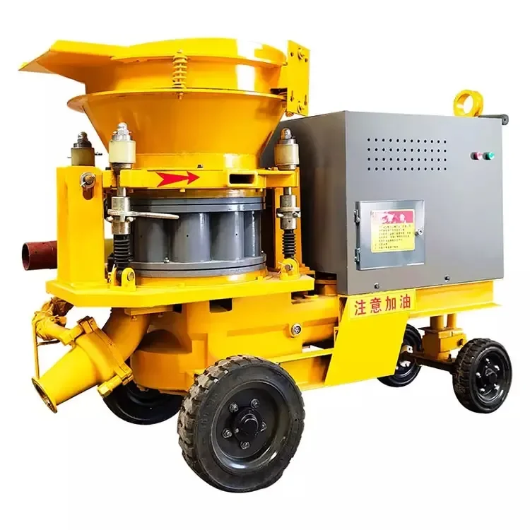 Small Shotcrete Machine Mobile Diesel Powered for Subway Tunnel Lining Landslide Control Concrete Mortar Spraying Reliable 2025