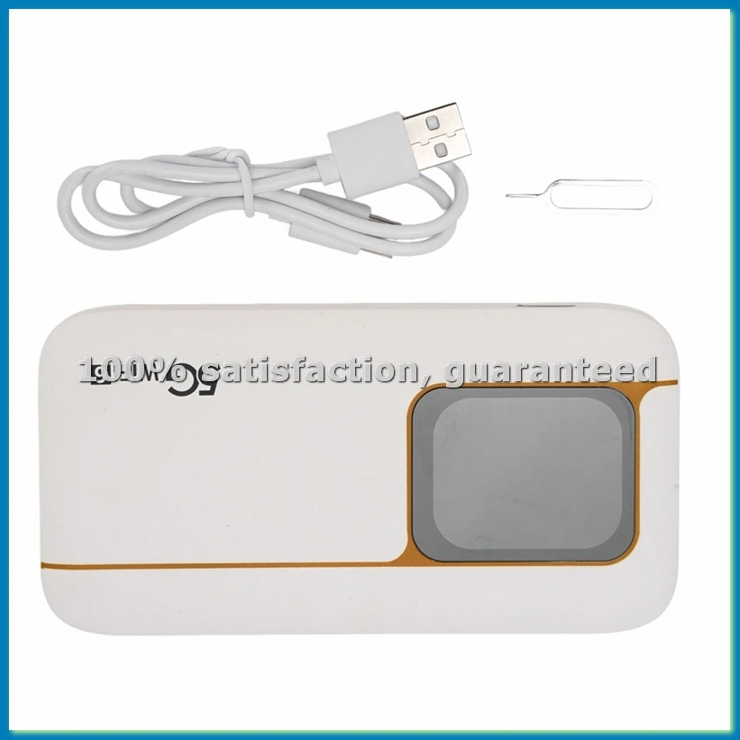 Mobile Hotspot High Speed WiFi 6 2.01 Inch 5G Mobile Hotspot Router Supports 16 Devices USB C for Working Places-A86Z