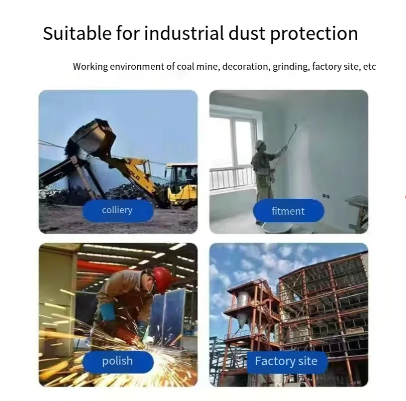 Dustproof3200silica gel  Half Mask Respirator Suitable For Spray Paint Carpentry Grinding House Decoration And Filter Accessory