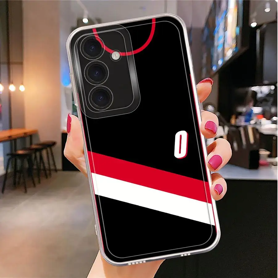 Funda blanda transparente con diseño Digital de fútbol para Samsung Galaxy A54 A55 A50 A51 A50 A03 A53 A72 A05 A73 A06 A56 A52 A71 A04 A31 A02