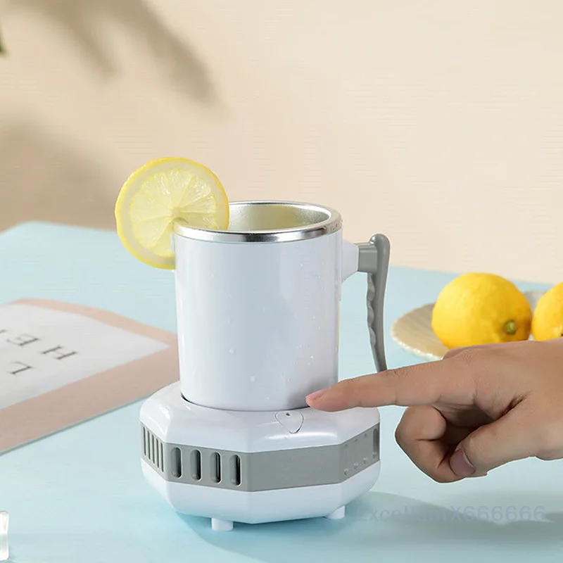 Mini Quick Beer Cooling Cup Ice Maker Machine Fast Cooler Electric Refrigeration Beverage Office Dormitory Home Appliance